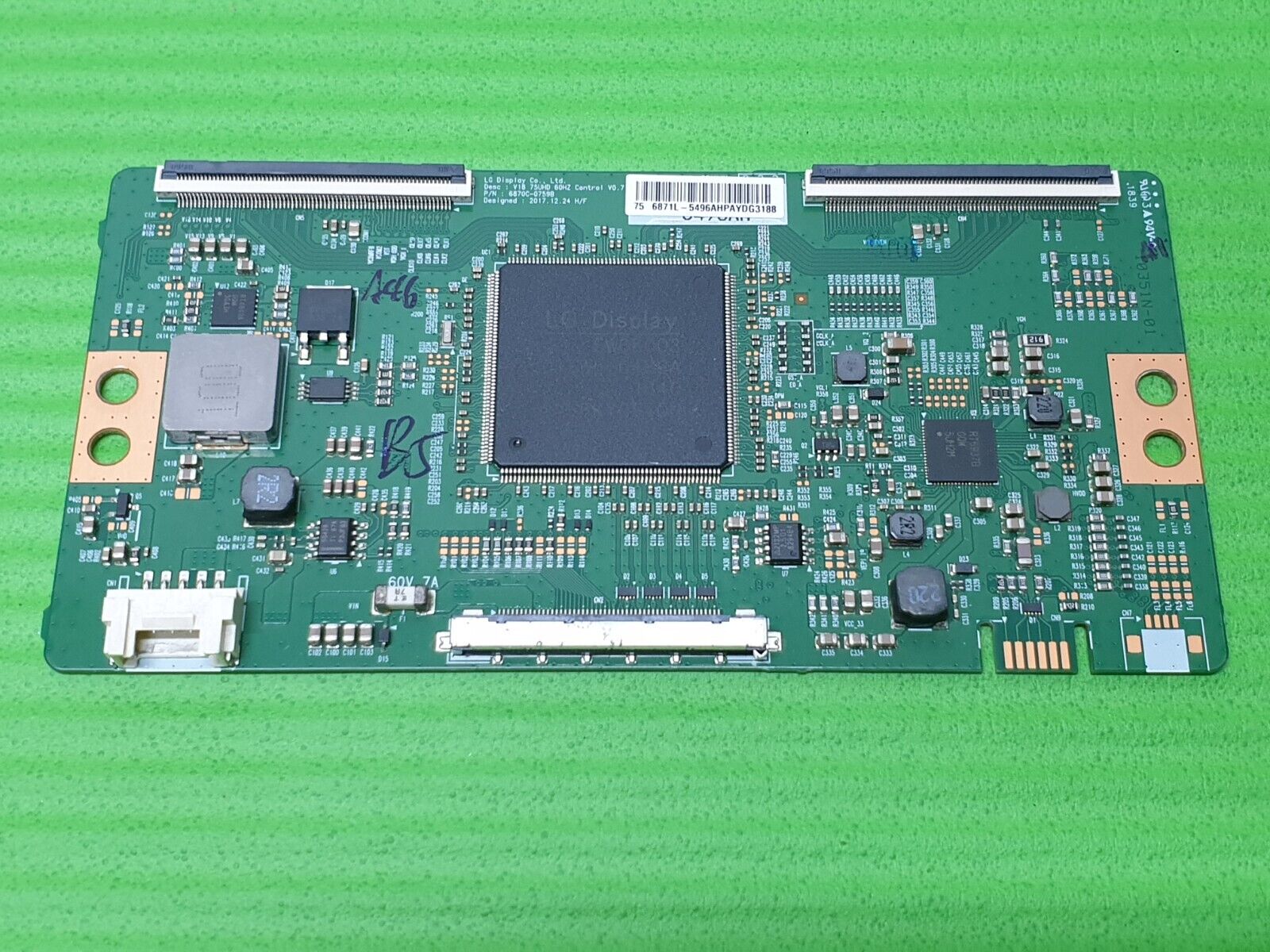 TCON LVDS BOARD FOR LG 75UK6200PLB.BEKWLJP 75" LED TV 6871L-5496A 6870C-0759B