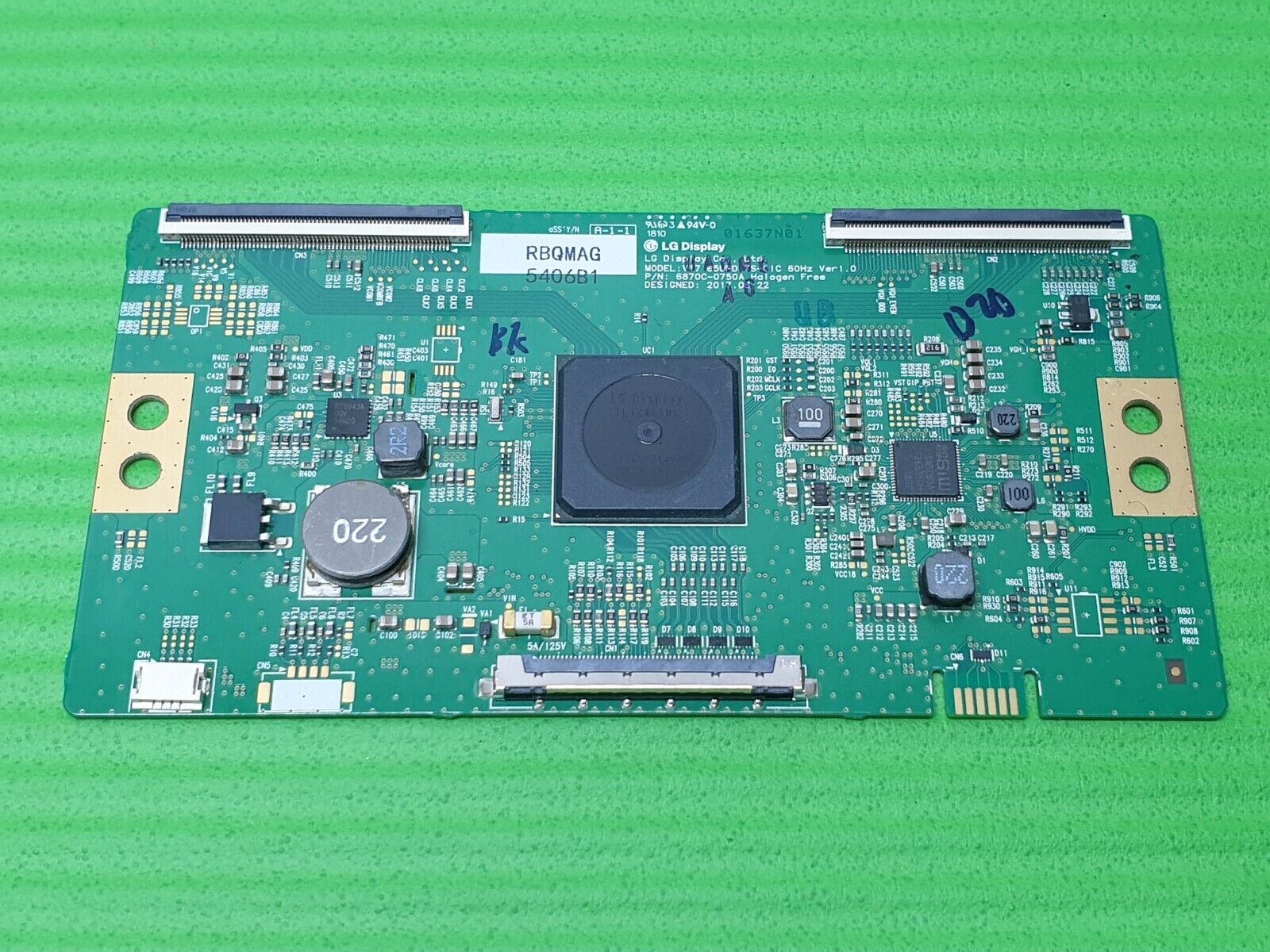 TCON LVDS BOARD FOR LG 65UH701V 65UH701V 65" LED TV 6870C-0750A 6871L-5406B - Image 2