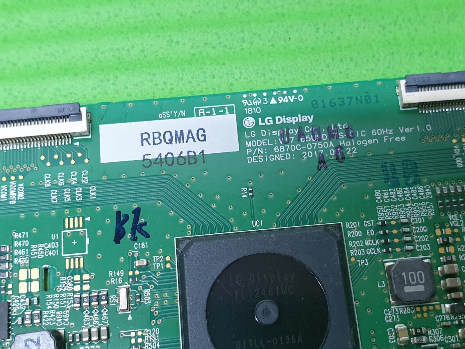 TCON LVDS BOARD FOR LG 65UH701V 65UH701V 65" LED TV 6870C-0750A 6871L-5406B - Image 4