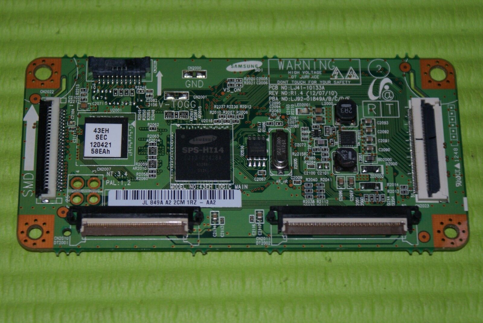 TCON LVDS BOARD PS43E450 PS43E490B1K PS43D450A1W TV LJ41-10133A LJ92-01849A AA2 - Image 2