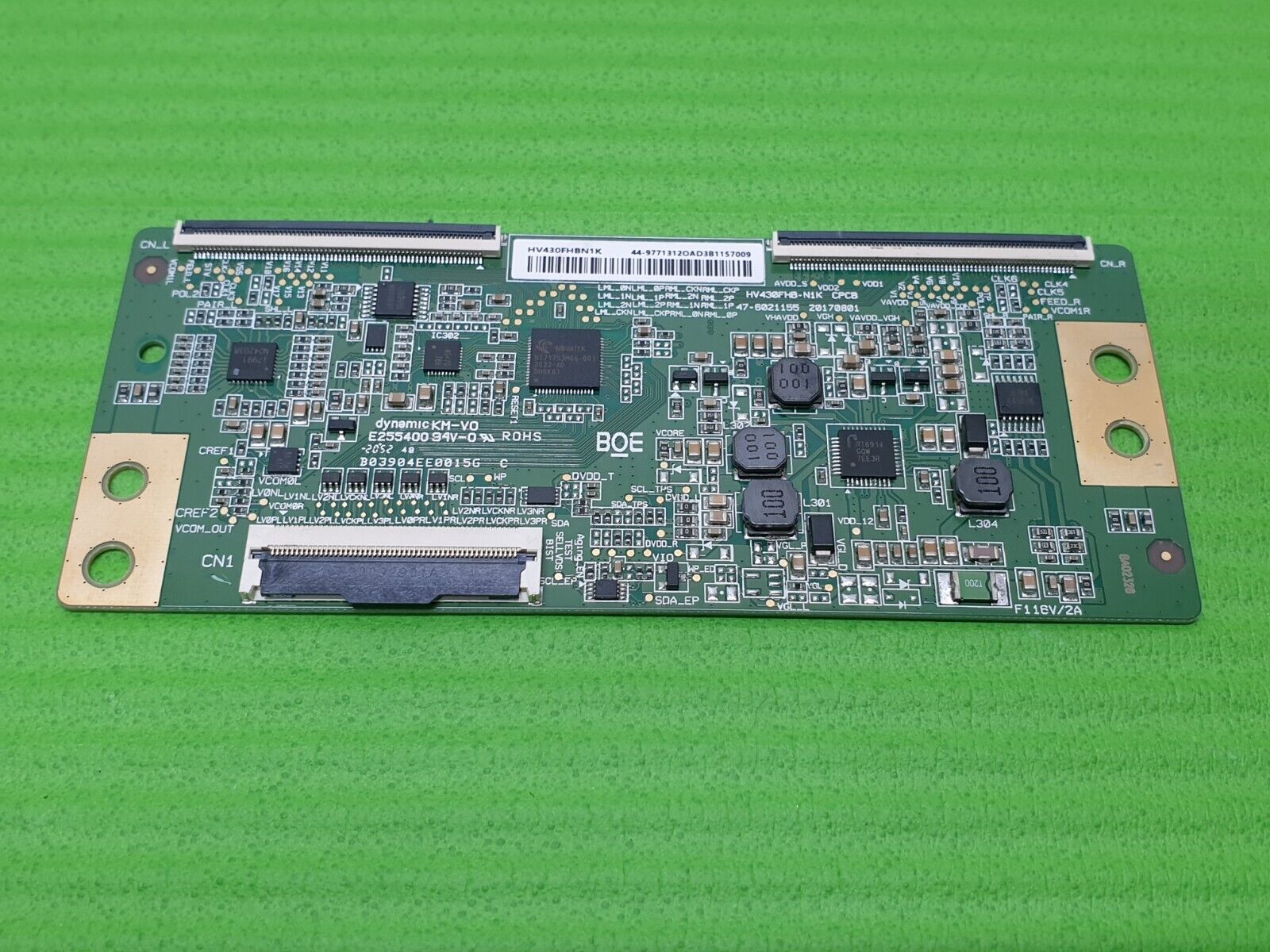 TCON LVDS CONTROL BOARD FOR SONY KDL-43WF663 TV 47-6021155 HV430FHB-N1K 20170801 - Image 2