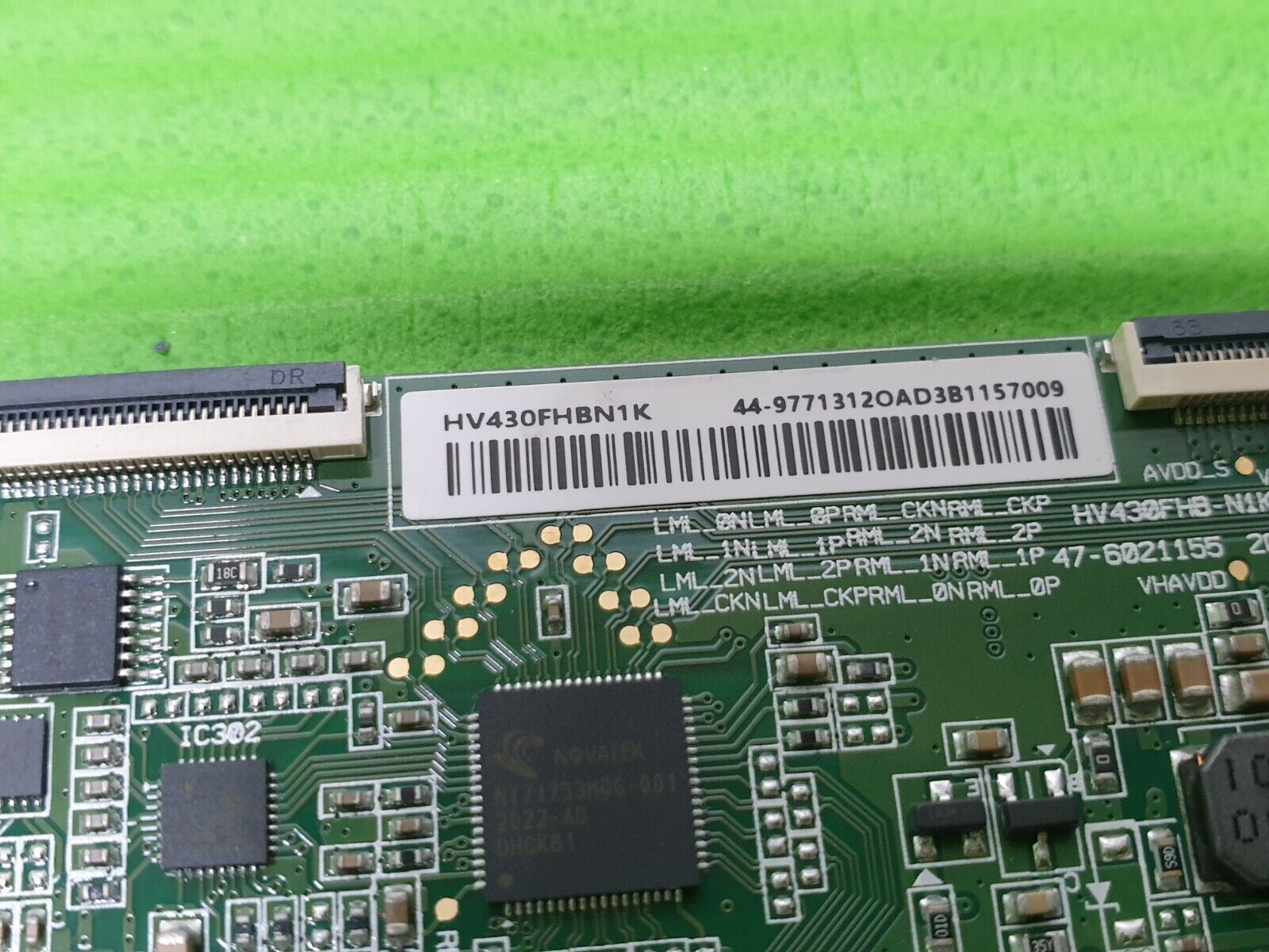 TCON LVDS CONTROL BOARD FOR SONY KDL-43WF663 TV 47-6021155 HV430FHB-N1K 20170801 - Image 4