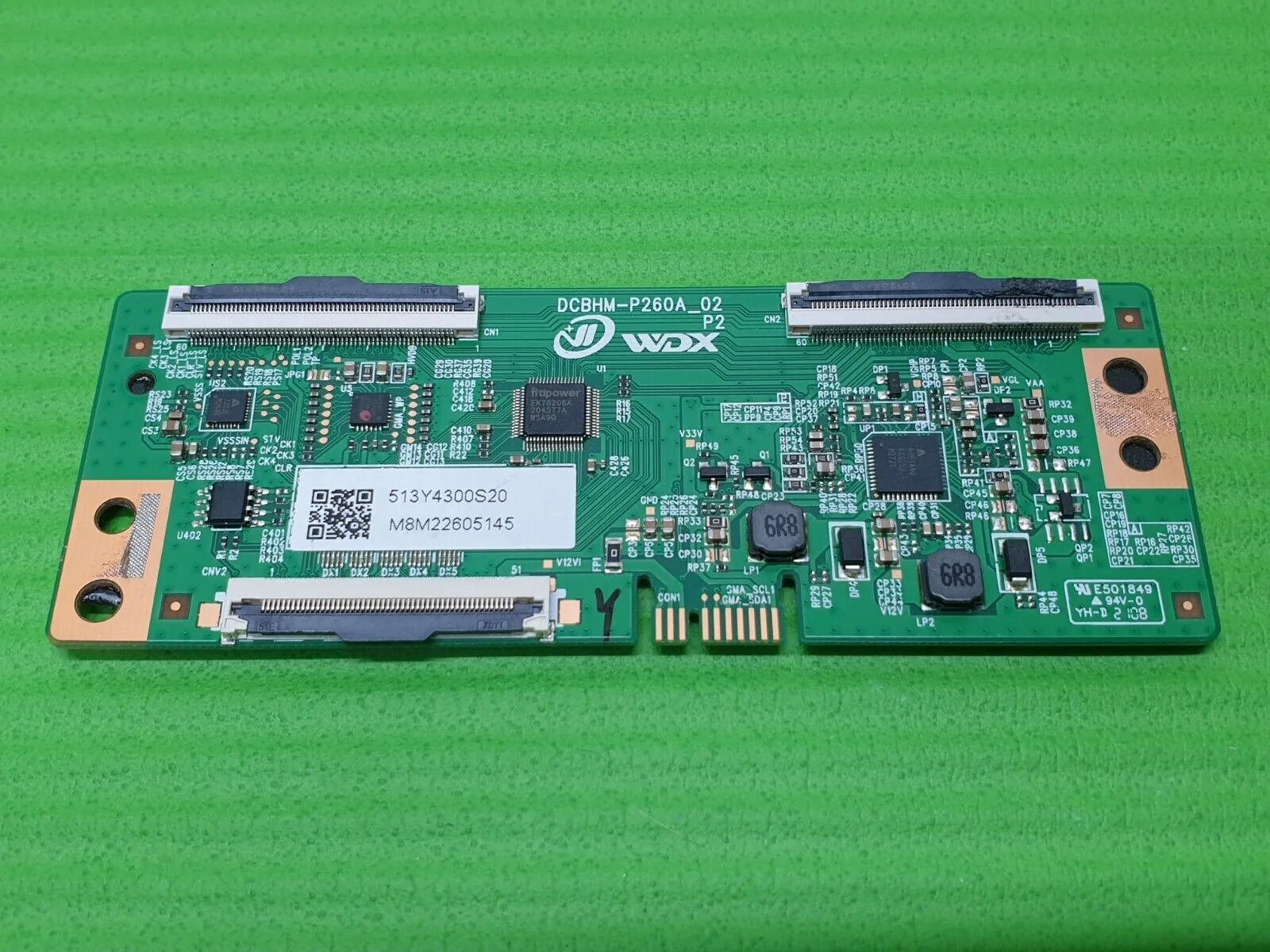 TCON LVDS CONTROL BOARD FR JVC LT-43CA790A 43" TV DCBHM-P260A_02 P2 P2023147L599
