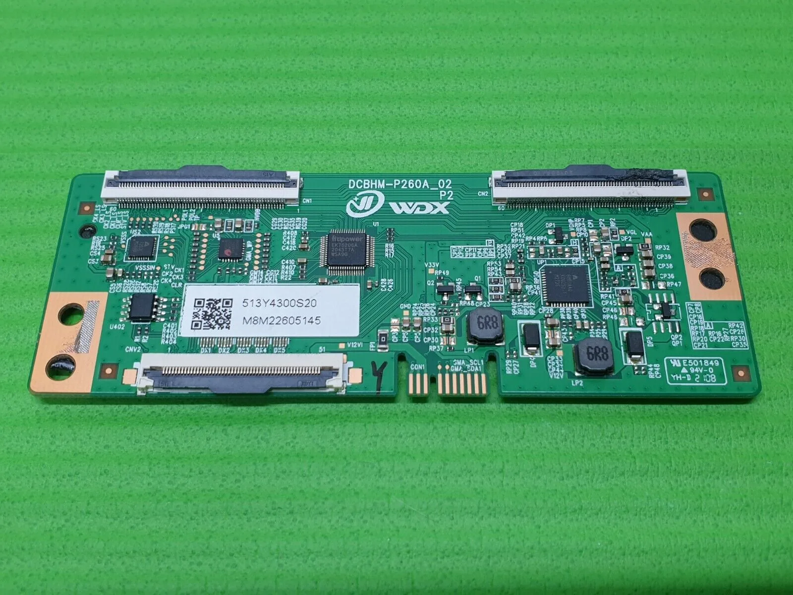 TCON LVDS CONTROL BOARD FR JVC LT-43CA790A 43" TV DCBHM-P260A_02 P2 P2023147L599 - Image 2