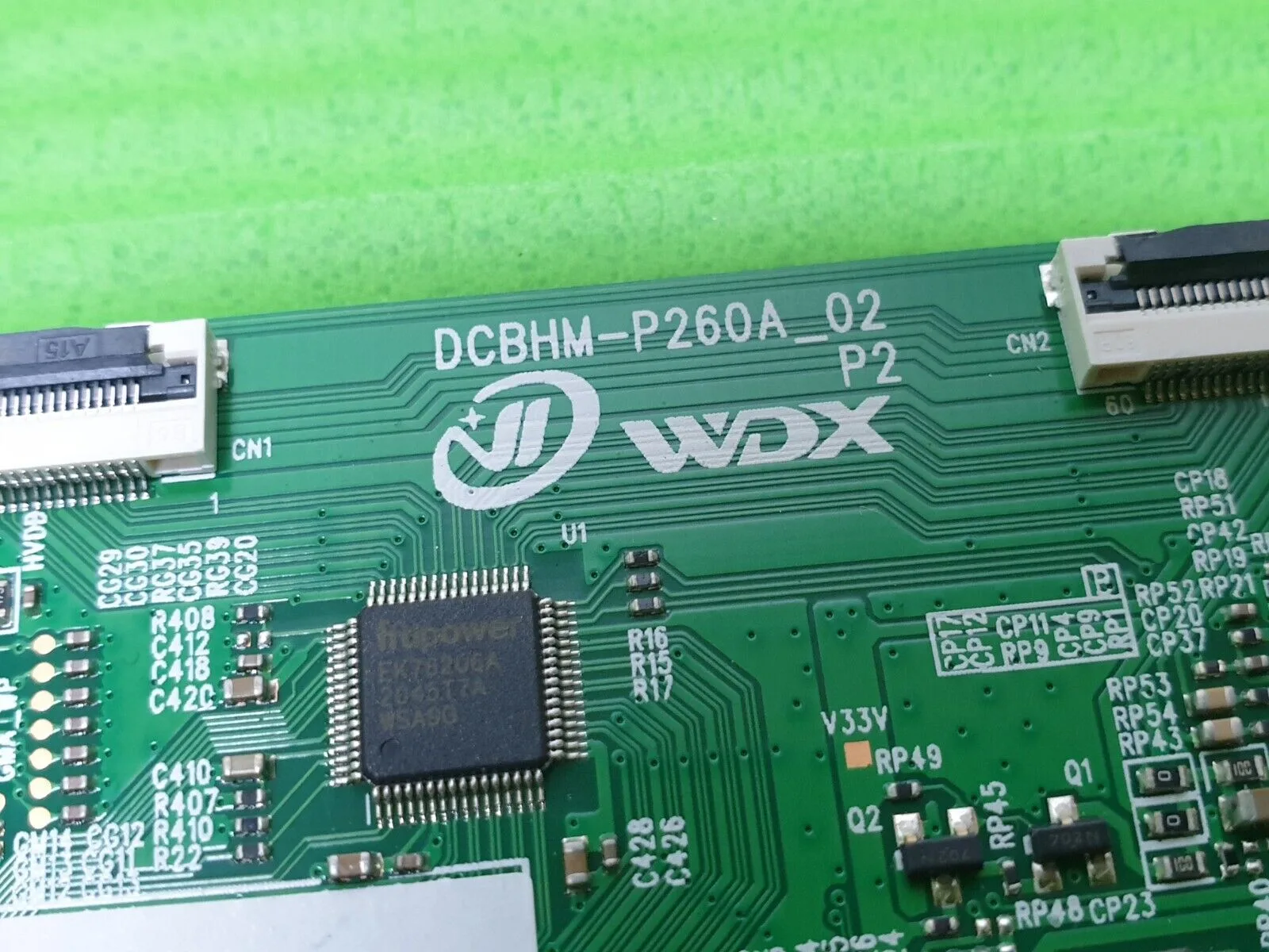 TCON LVDS CONTROL BOARD FR JVC LT-43CA790A 43" TV DCBHM-P260A_02 P2 P2023147L599 - Image 3