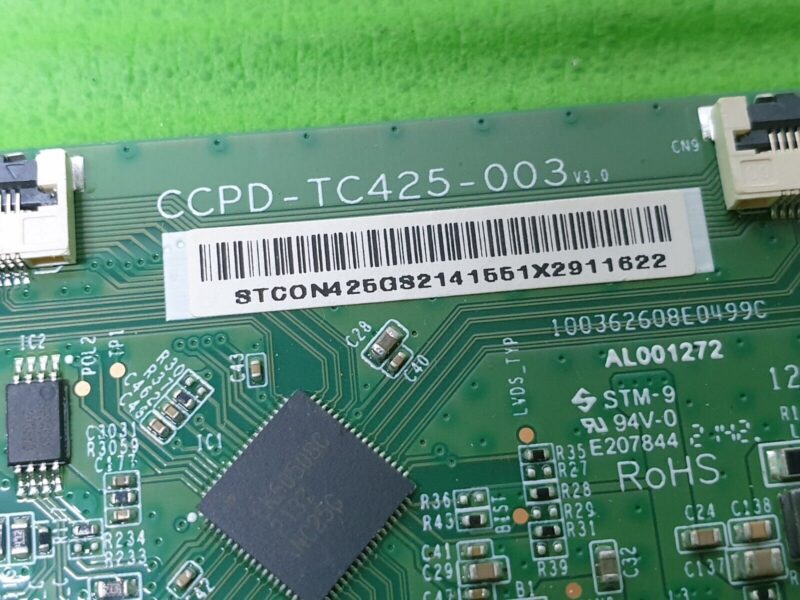 TCON LVDS BOARD FOR JVC LT-43CA790B 43" LCD TV CCPD-TC425-003 STCON425G - Image 3