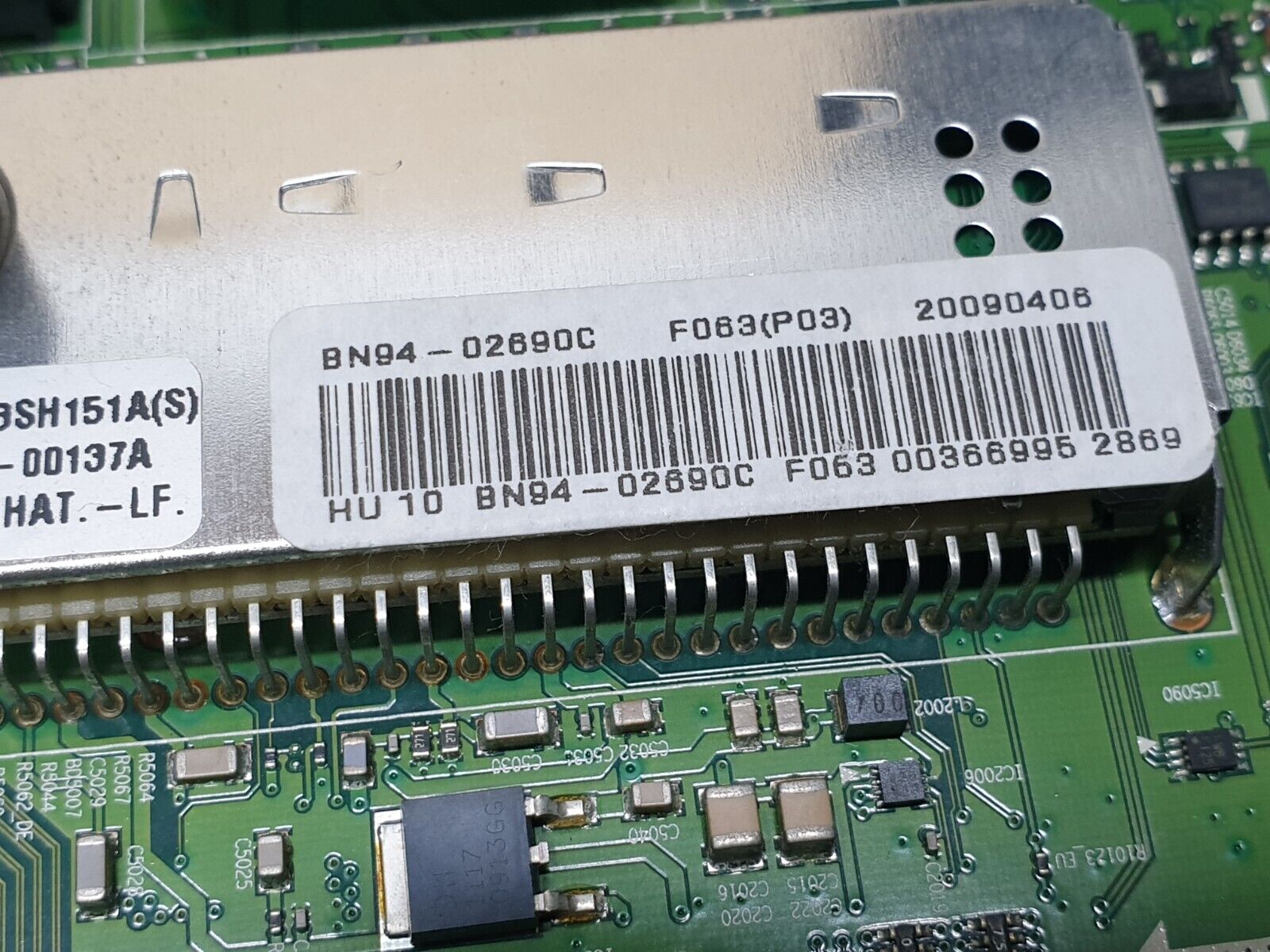 MAIN BOARD MB FOR SAMSUNG LE32B450 TV BN41-01165A BN94-02690C SCREEN:LTF320AP06 - Image 3