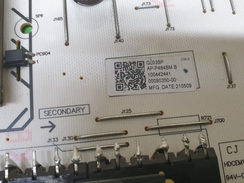 POWER SUPPLY BOARD PSU SONY KD-75X85J LED TV AP-P484BM B 100442441 1-004-424-41 - Image 4