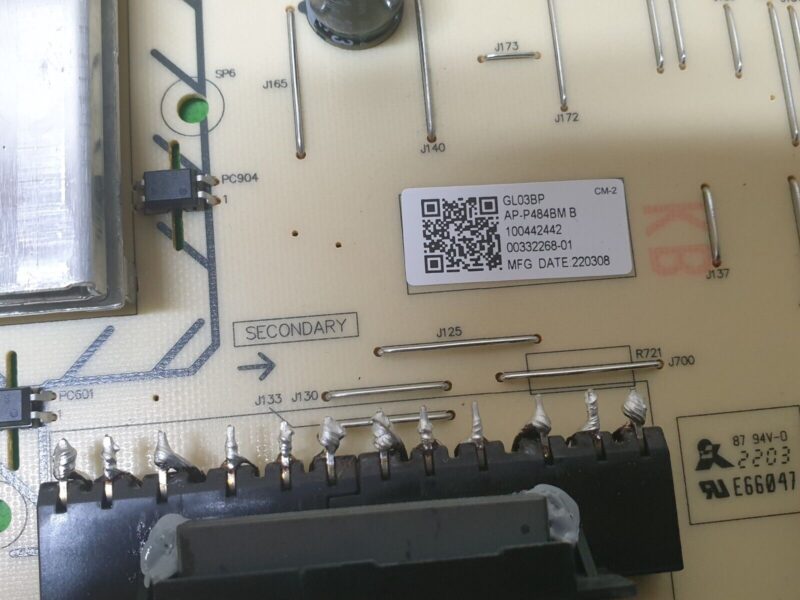 POWER SUPPLY BOARD PSU SONY KD-85X89K LED TV AP-P484BM B 100442442 1-004-424-42 - Image 3