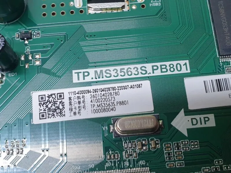 MAIN AV BOARD MB VELTECH VE32FO01UK 32" LED TV TP.MS3563S.PB801 SCREEN:PT320AT02 - Image 3