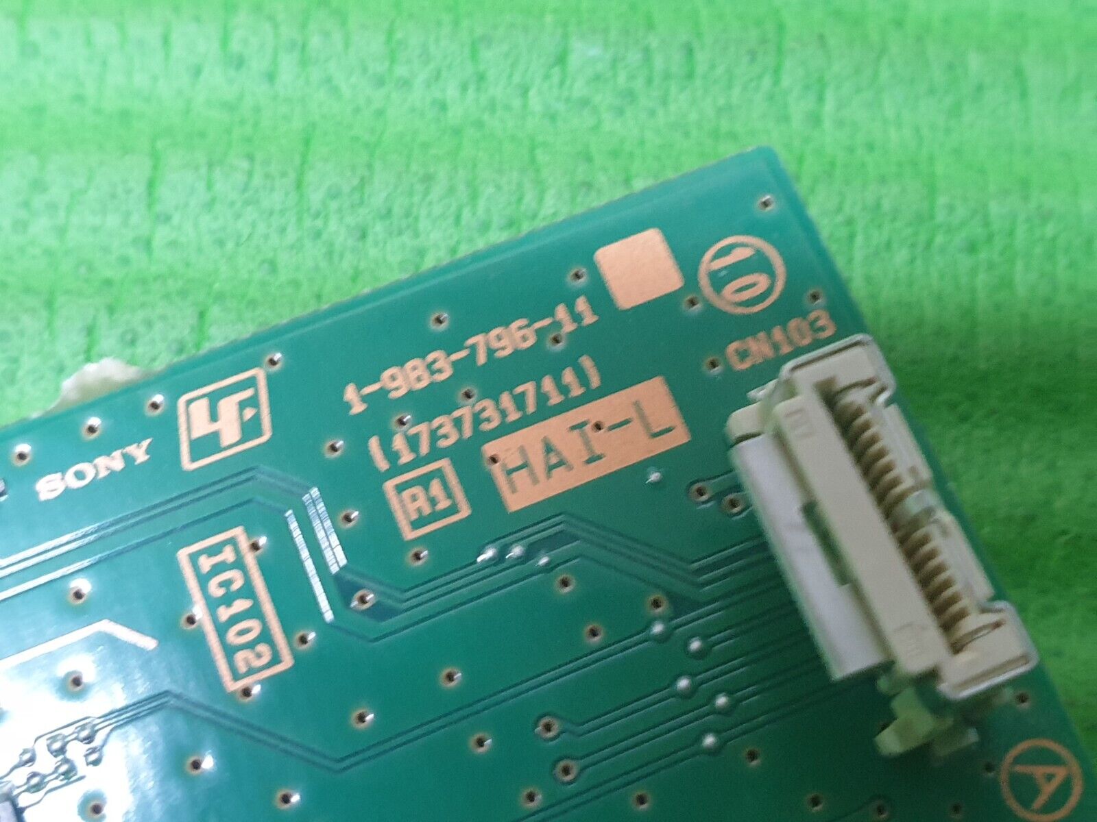 IR REMOTE CONTROL SENSOR BOARD FOR SONY KD-85XG8596 TV 1-983-796-11 173731711 - Image 3