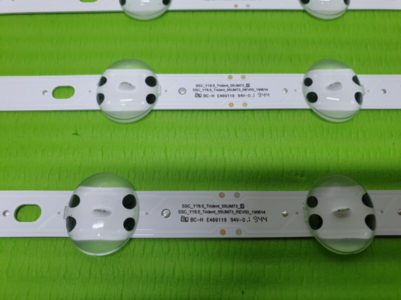 FULL ARRAY SET OF LED BACKLIGHT ARRAY FOR LG 55UM7400PLB 55" TV LC550DQJ SM A1 - Image 3