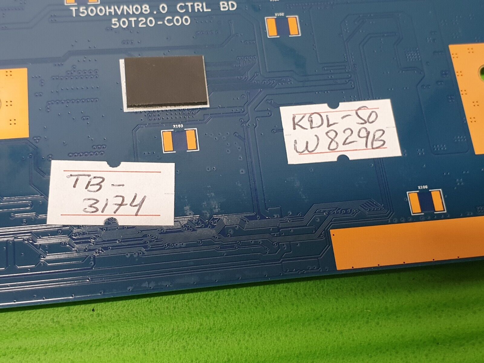 TCON LVDS BOARD FOR SONY KDL-50W829B 50" LED TV 5550T20C01 50T20-C00 T500HVN08.0 - Image 5