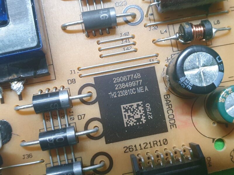 POWER SUPPLY BOARD PSU TOSHIBA 40LV2E63DB 40" LED TV VESTEL 17IPS62 23849977 - Image 4