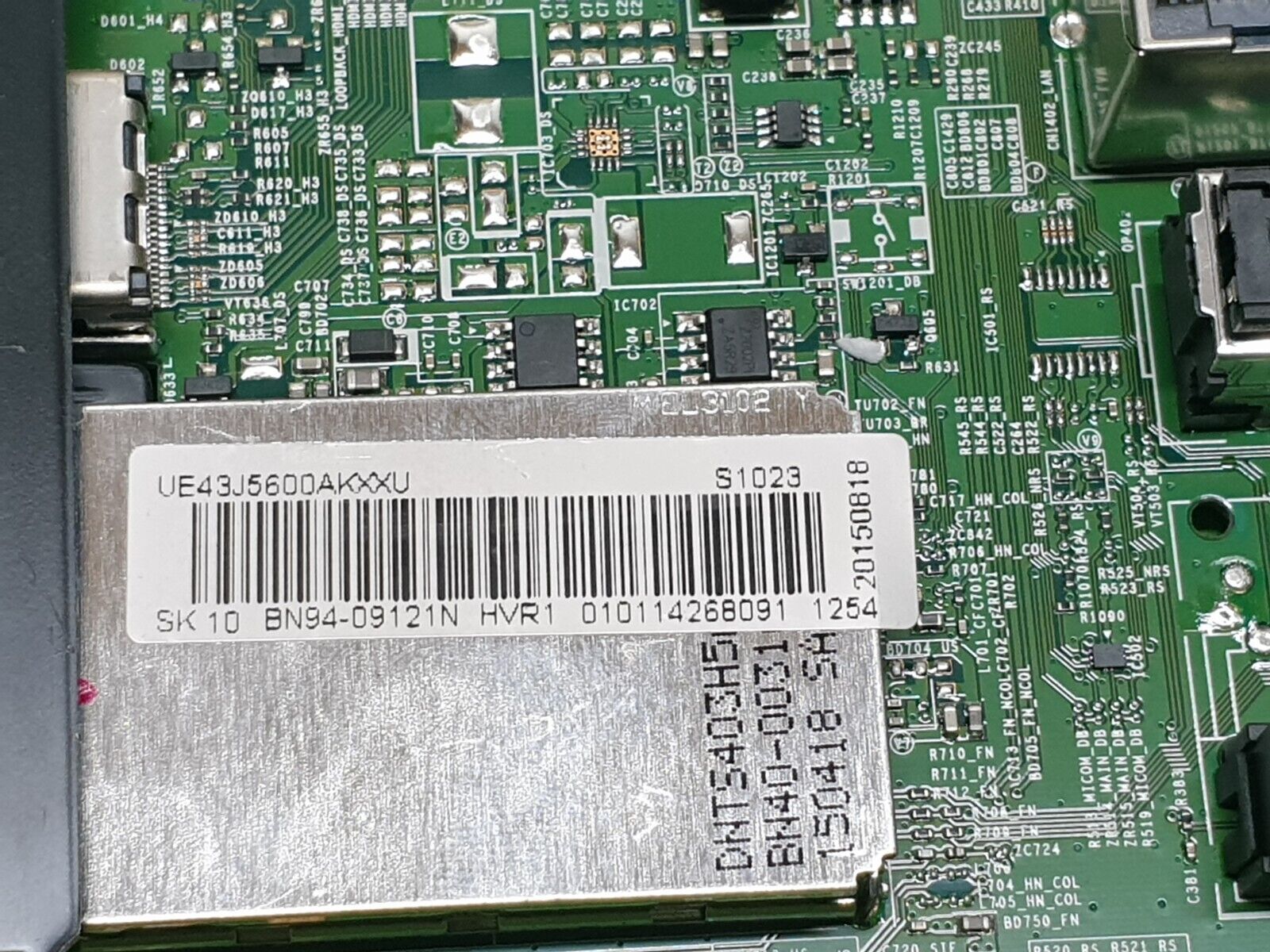 MAIN BOARD MB FOR SAMSUNG UE43J5600 TV BN41-02353B BN94-09121N SCREEN:T430HVF01 - Image 4