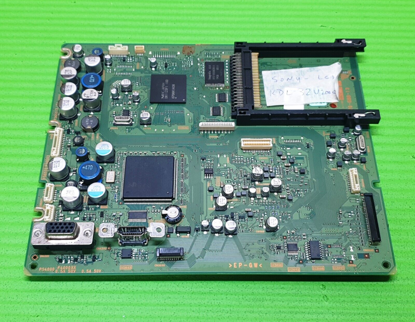 MAIN VGA HDMI BOARD SONY KDL-32U2000 32" TV 1-870-688-13 I1198236L SCRN:LTA320W2