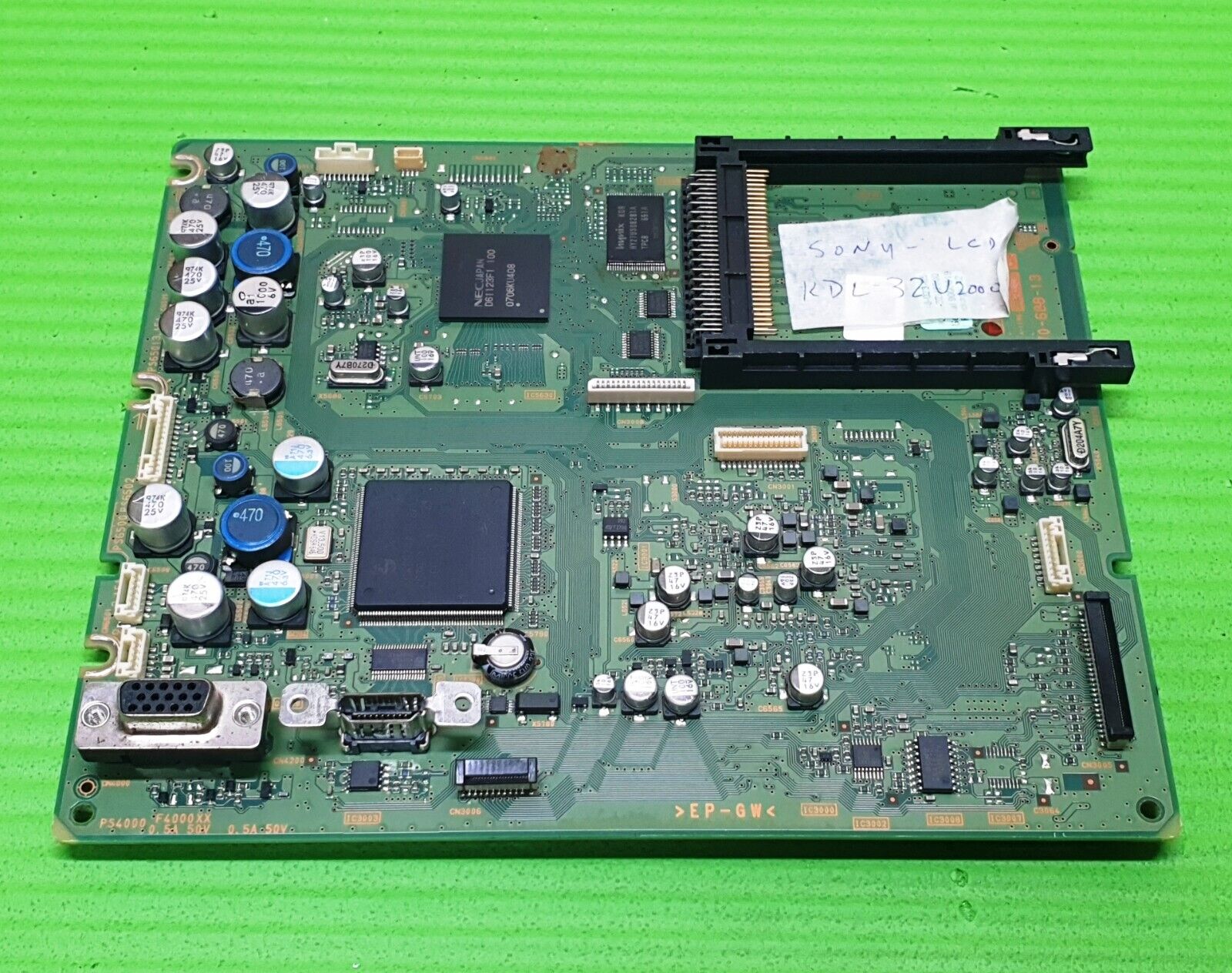 MAIN VGA HDMI BOARD SONY KDL-32U2000 32" TV 1-870-688-13 I1198236L SCRN:LTA320W2 - Image 2