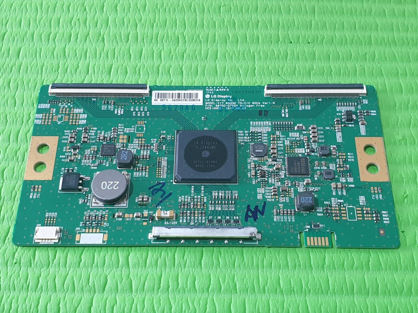 LVDS TCON BOARD FOR LG 65UJ6300 65UJ630V 65UJ634V 65" TV 6870C-0750A 6871L-5629A - Image 3