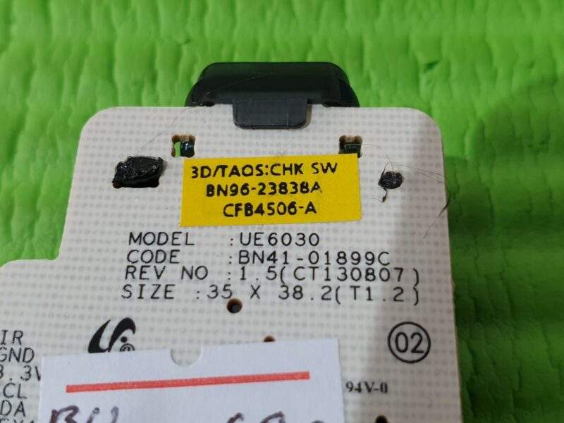 POWER SWITCH CONTROL BUTTON IR SENSOR WIFI UNIT FOR UE40H6203AK TV BN41-01899C - Image 5
