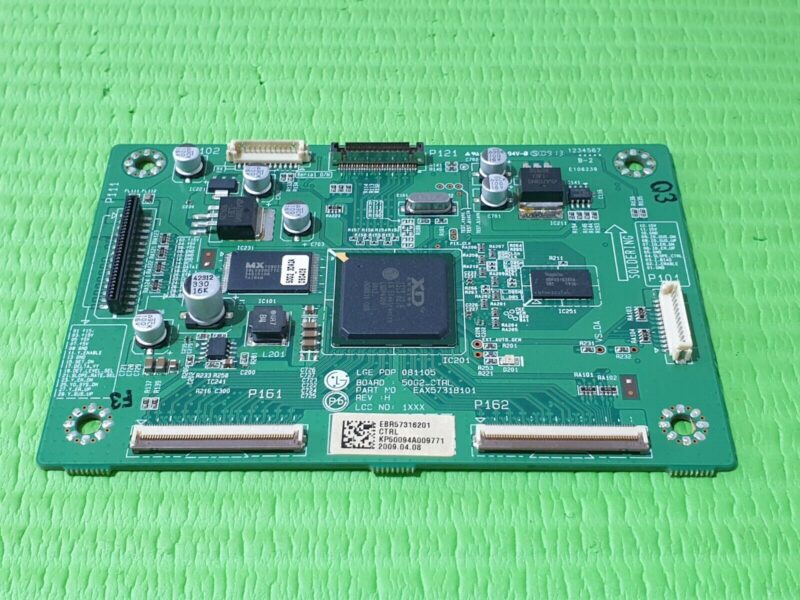 LVDS TCON BOARD LG 50PQ3000 50PQ2000 50" PLASMA TV EAX57318101 EBR57316201 REV:H - Image 2