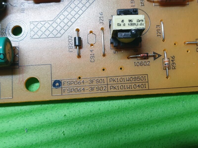 POWER SUPPLY BOARD PSU TOSHIBA 32E2533D 32" LED TV FSP064-3FS01 PK101W09501 - Image 4