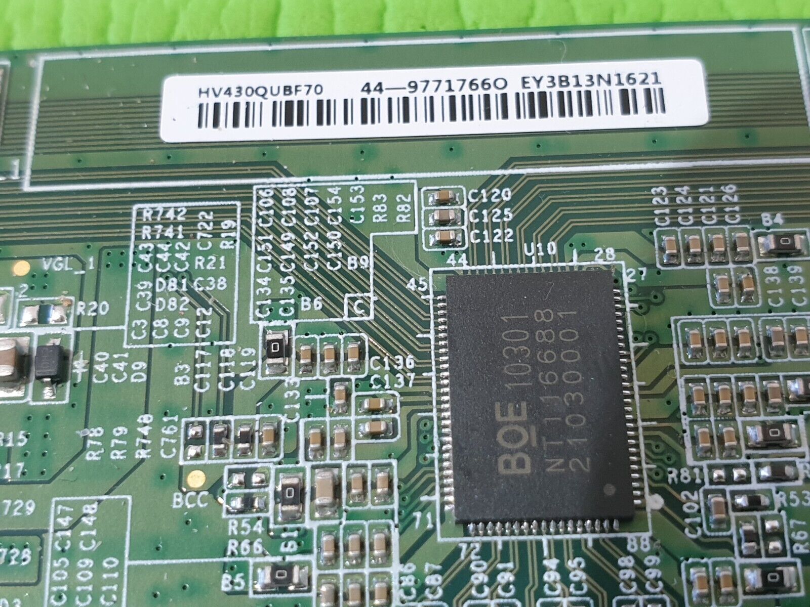 LVDS TCON BOARD JVC LT-43CF890 LT-43CF810 43" LED TV HV430QUBF70 47-6021476 - Image 5