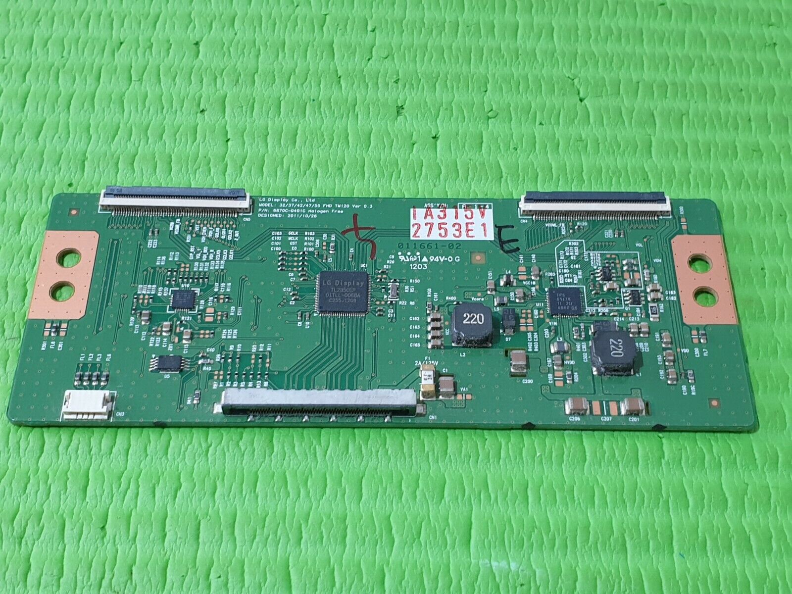 LVDS TCON BOARD FOR PANASONIC TX-L47E5B TXL47E5B 47" TV 6870C-0401C 6871L-2753E - Image 3