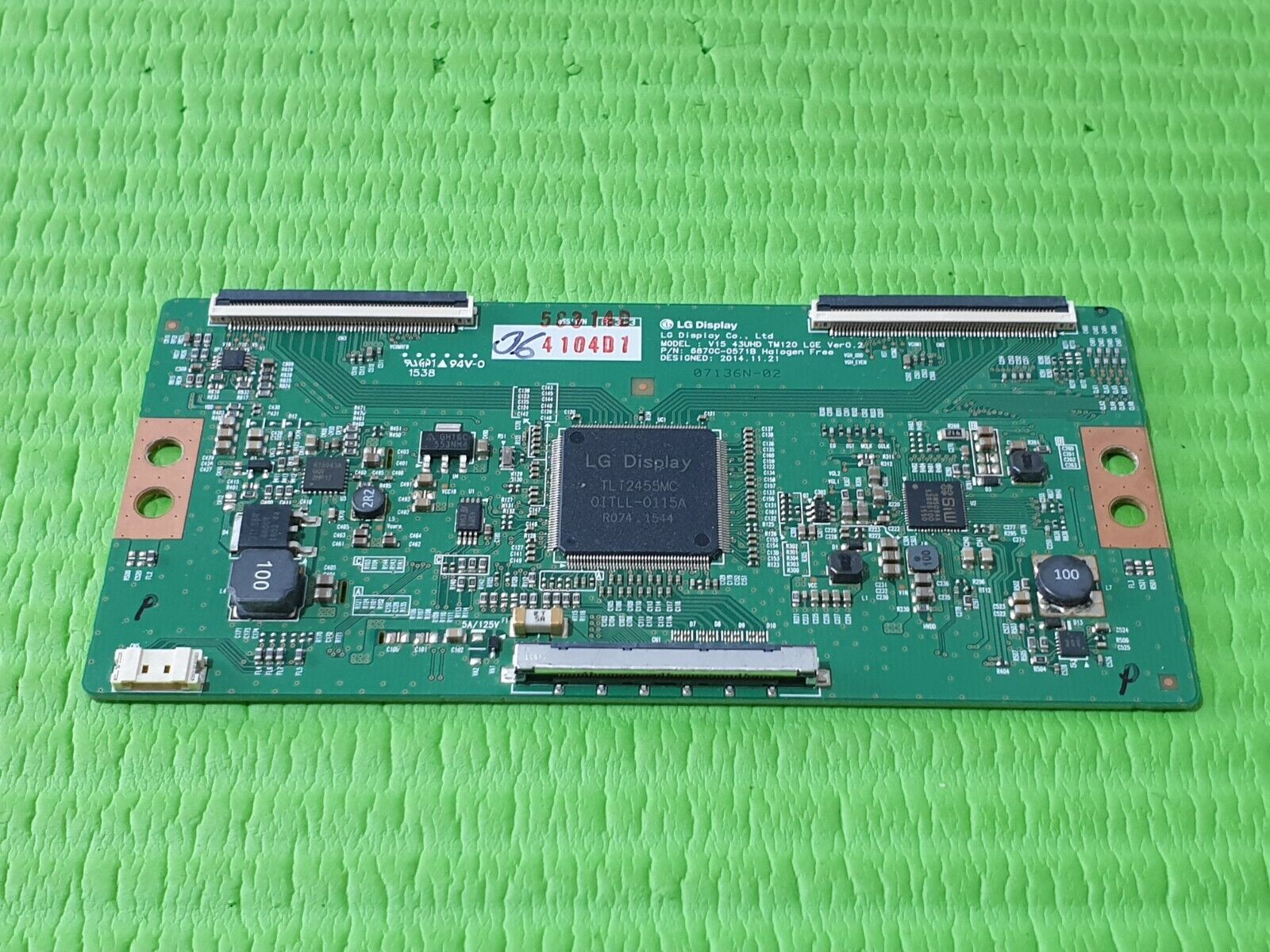 LVDS TCON BOARD FOR LG 43UF770V 43UF770V 43" LED TV 6870C-0571B 6871L-4104D