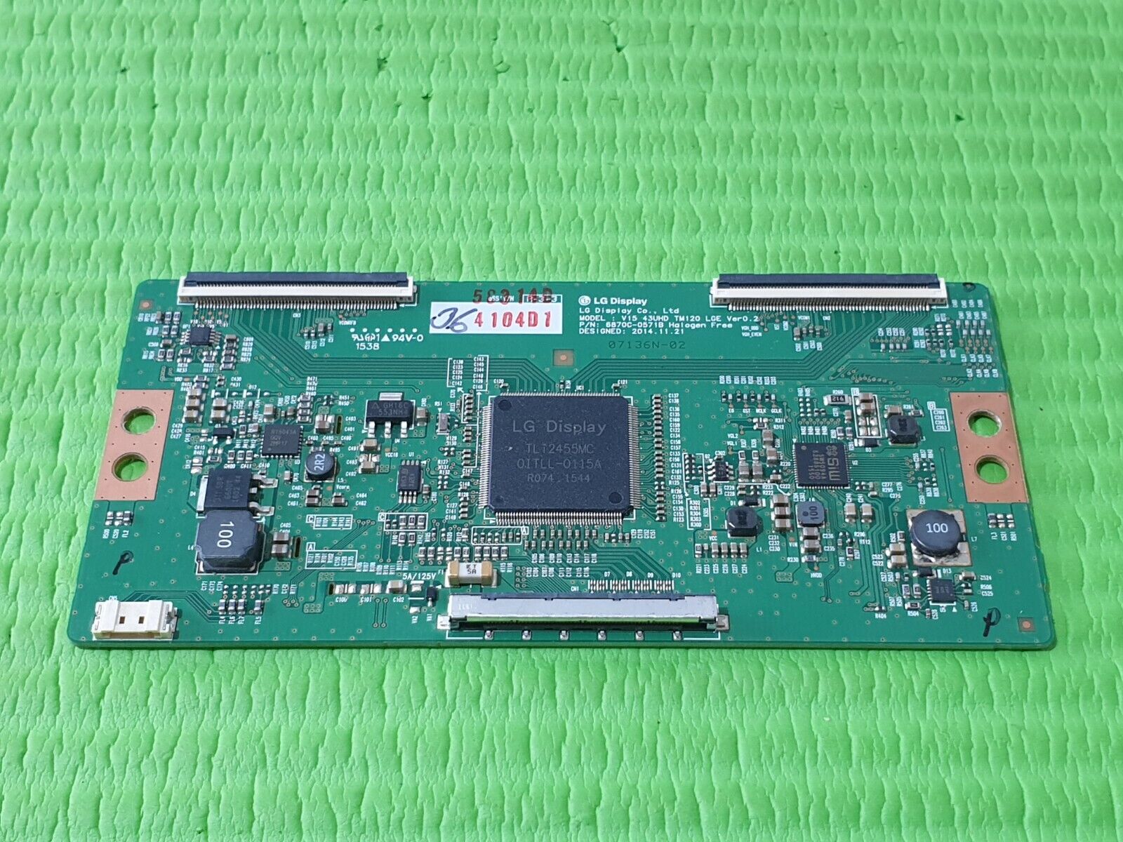 LVDS TCON BOARD FOR LG 43UF770V 43UF770V 43" LED TV 6870C-0571B 6871L-4104D - Image 3