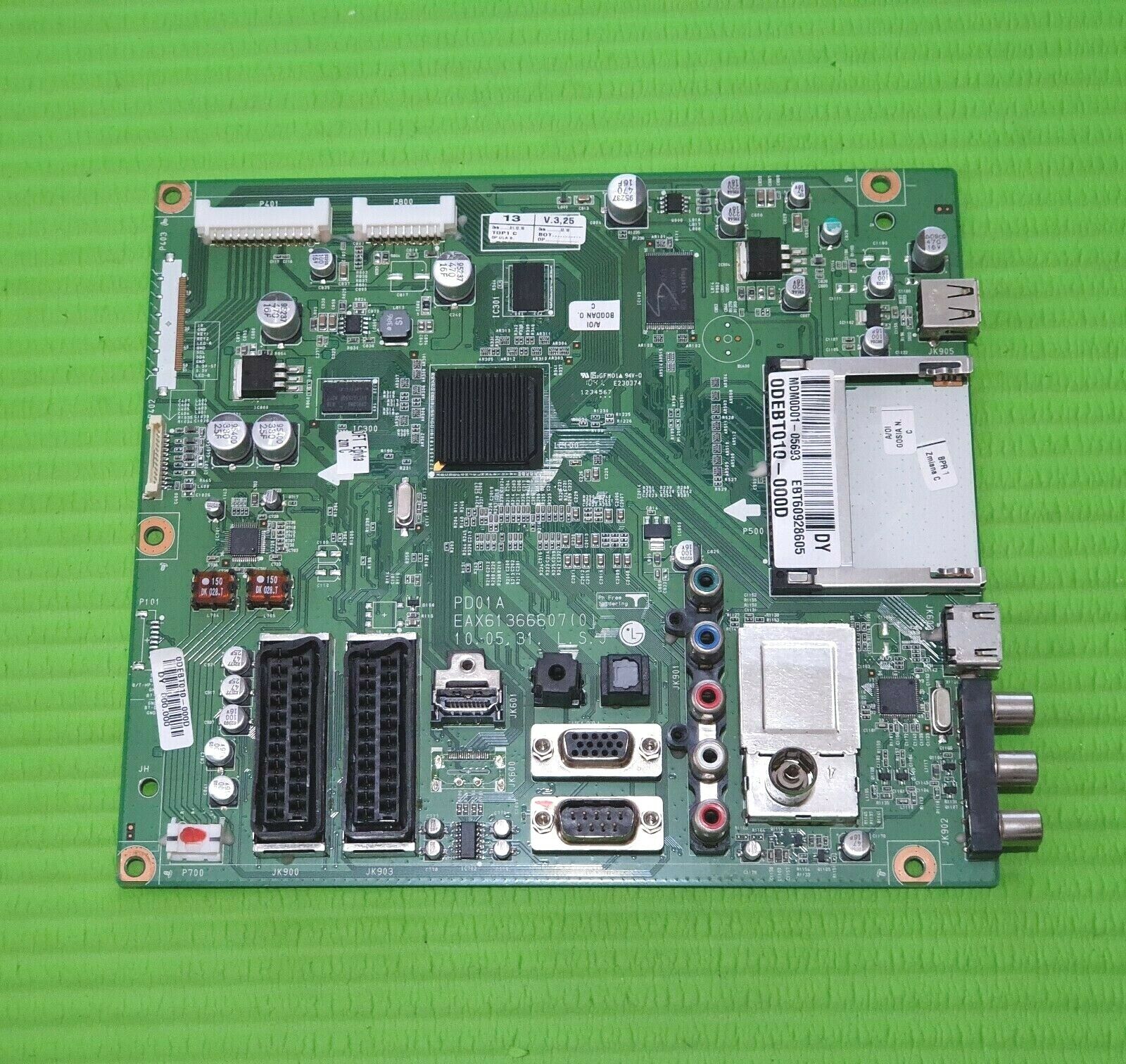 MAIN BOARD MB FOR LG 50PJ550 50PJ650 50" PLASMA TV EAX61366607(0) EBT60928605