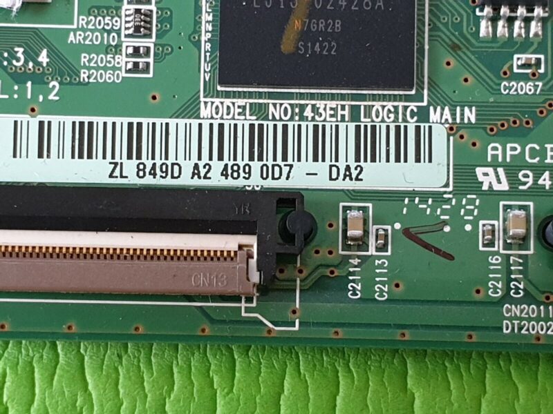 TCON LVDS FOR PS43E490B1K PS43D450A1W TV LJ41-10133A REV:R1.4 LJ92-01849D DA2 - Image 3
