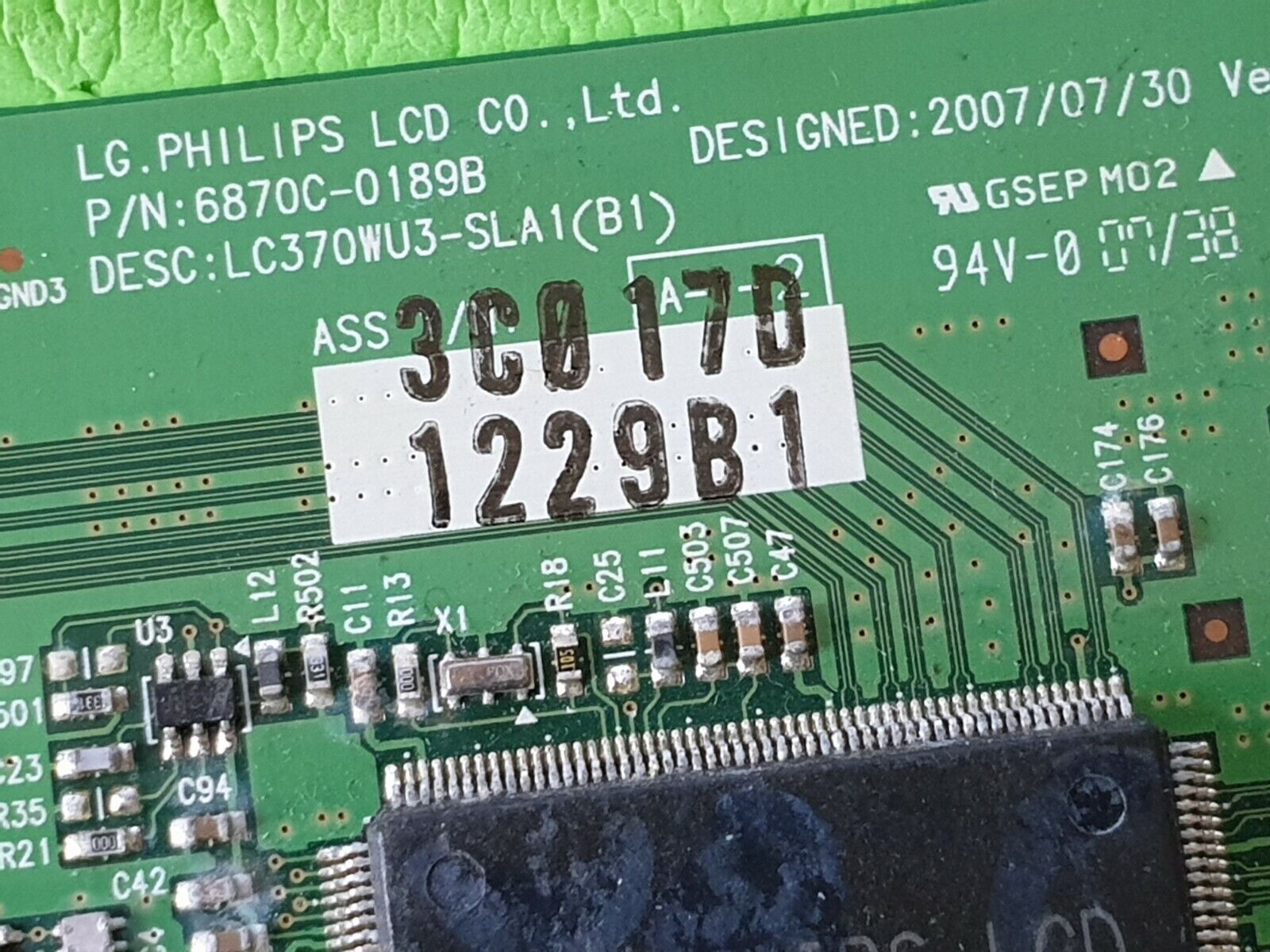 TCON LVDS FOR LG 37LF66 37LF65 37" TV 6870C-0189B 6871L-1229B LC370WU3-SLA1(B1) - Image 3