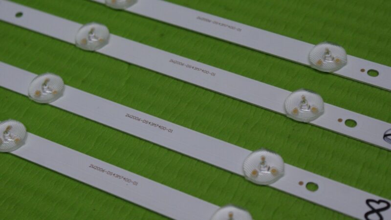 FULL COMPLETE LED BACKLIGHT STRIP SET FOR BAIRD TI4309DLEDDS 43" TV HV430QUB-N4E - Image 3