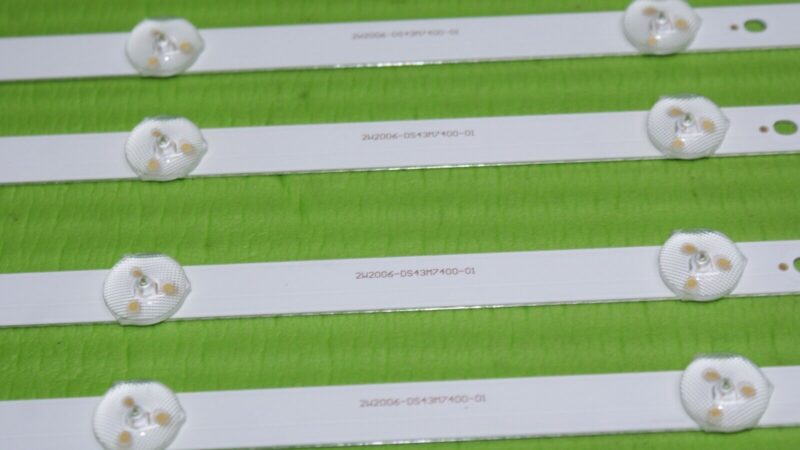 FULL COMPLETE LED BACKLIGHT STRIP SET FOR BAIRD TI4309DLEDDS 43" TV HV430QUB-N4E - Image 4