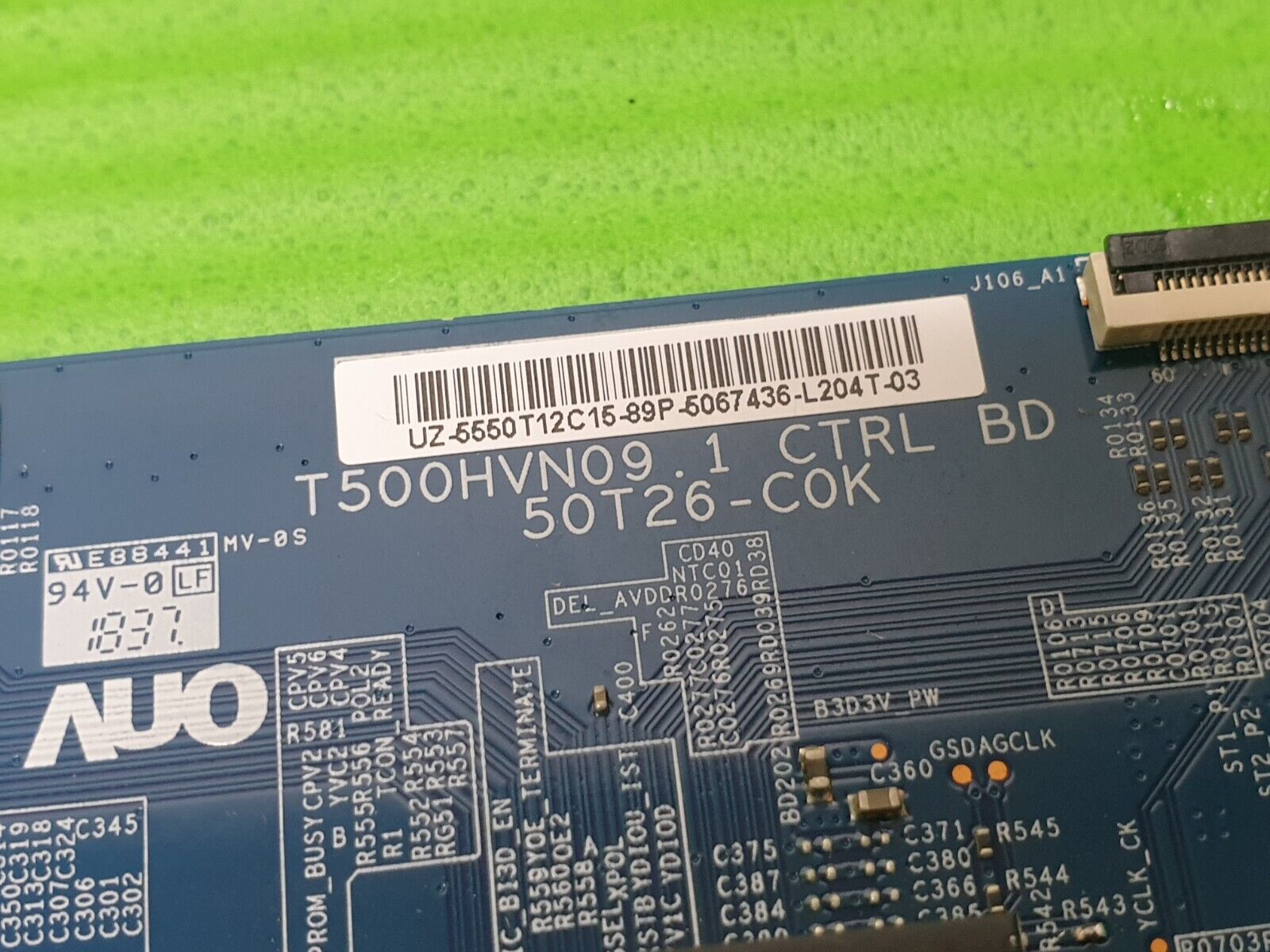TCON LVDS BOARD FOR SAMSUNG UE50F6670 UE50F6100 50" LED TV 5550T12C15 5550T12C14 - Image 3