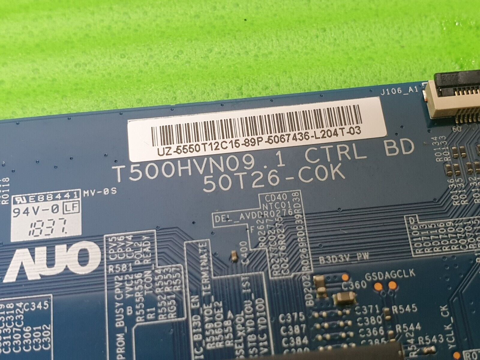 TCON LVDS BOARD FOR SAMSUNG UE50F6670 UE50F6100 50" LED TV 5550T12C15 5550T12C14 - Image 4