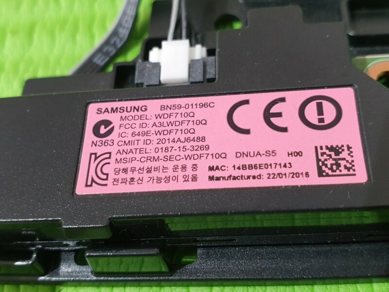 POWER CONTROL BUTTON IR SENSOR UNIT FOR SAMSUNG UE32J4510AK 32" TV BN41-02398A - Image 6