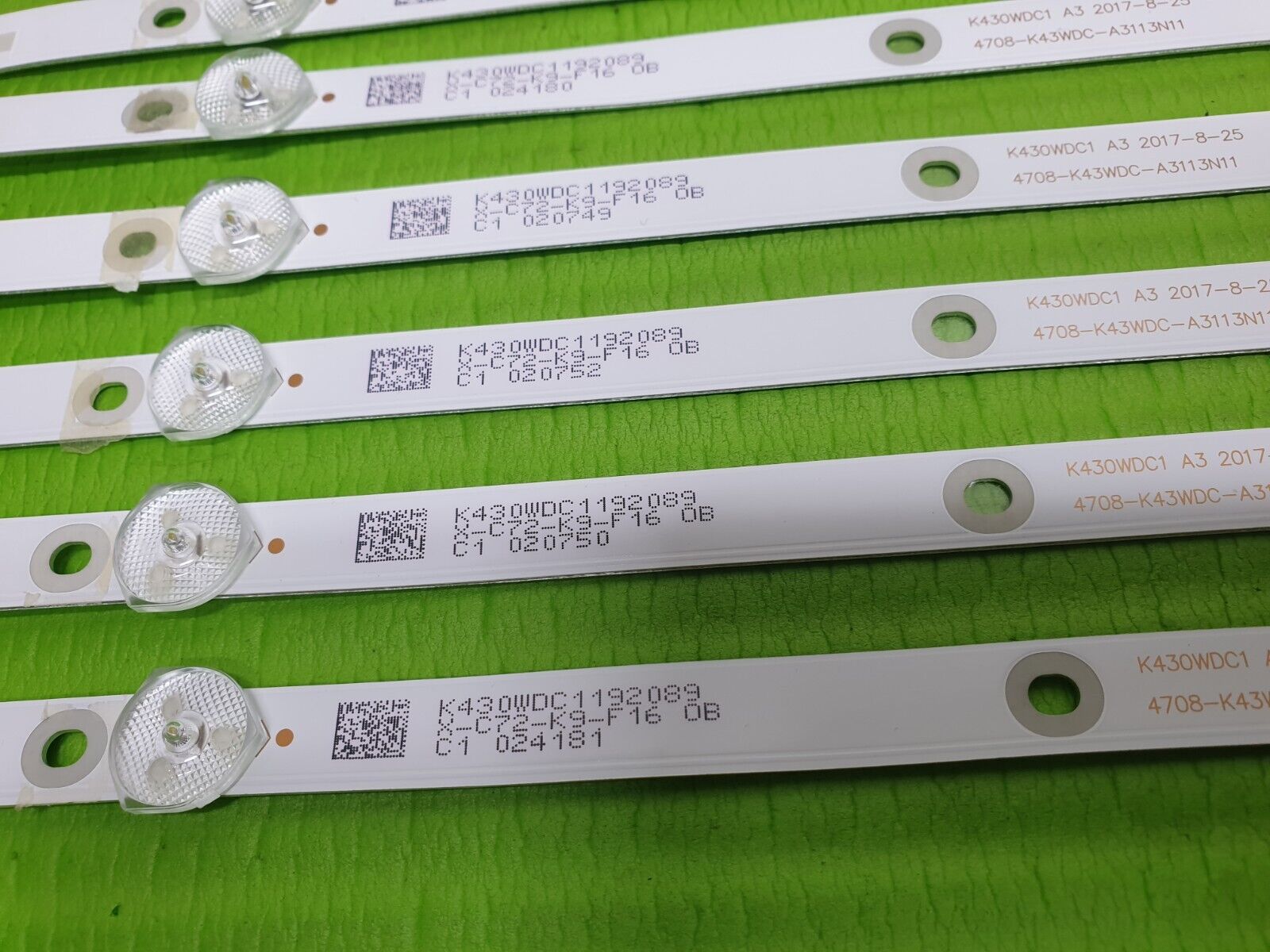 FULL LED BACKLIGHT SET FOR POLAROID P43FN0038K TV K430WDC1 4708-K43WDC-A3113N11 - Image 4