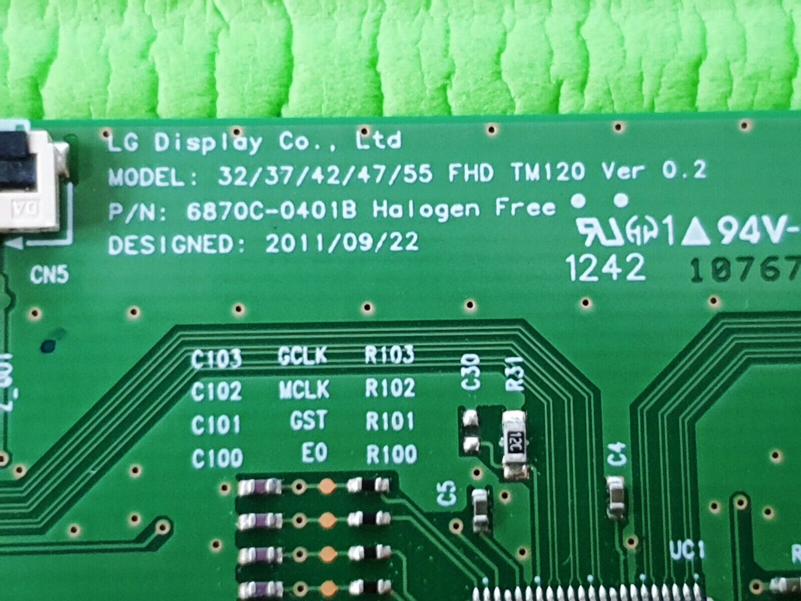 TCON LVDS BOARD FOR LG 47LM620T-ZE 47LS5600 47" LED TV 6870C-0401B 6871L-2753S - Image 4