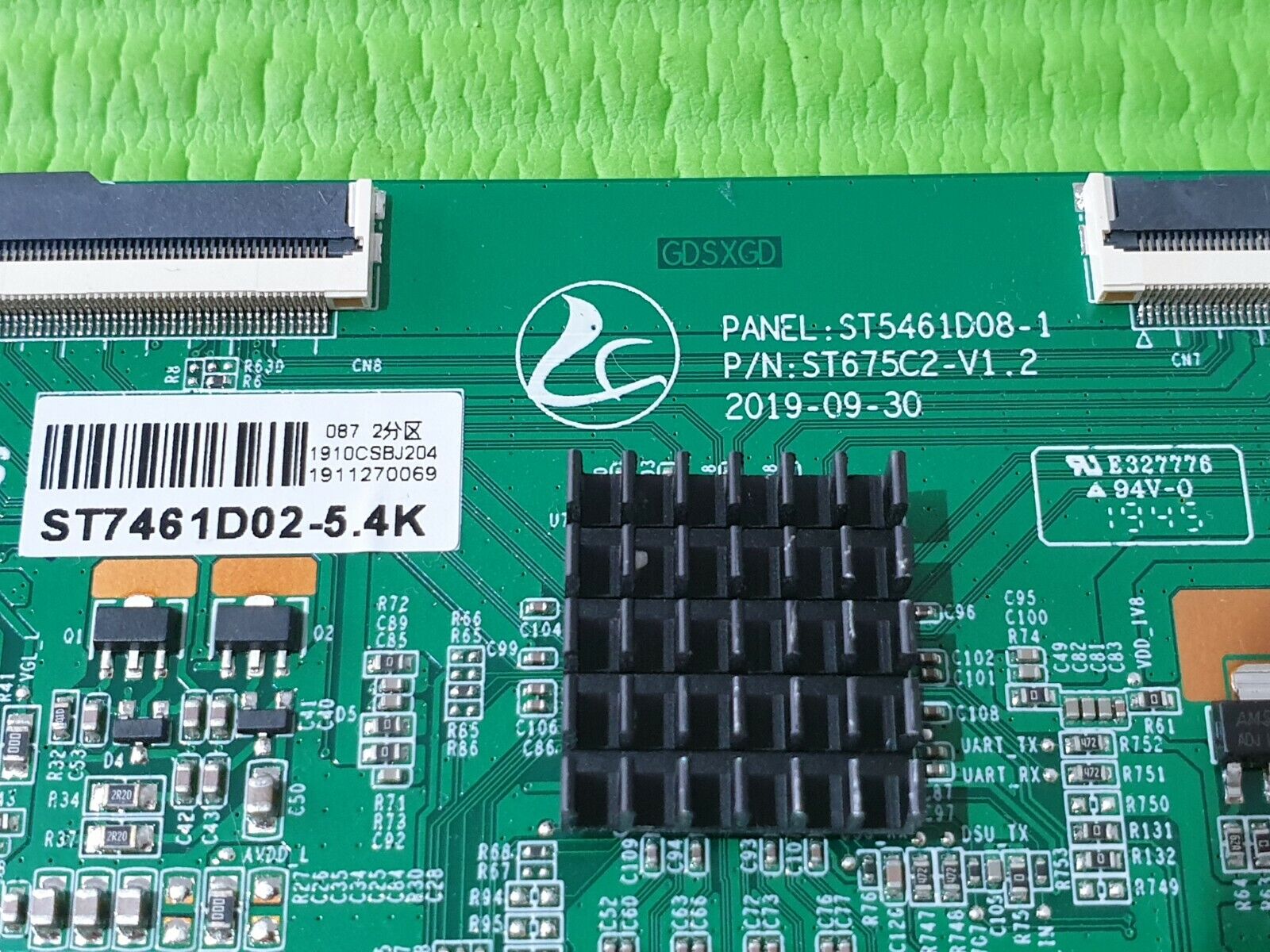 TCON LVDS BOARD FOR QANTEC QT7520DLEDS QT7520DLED S TV ST675C2-V1.2 ST5461D08-1 - Image 4