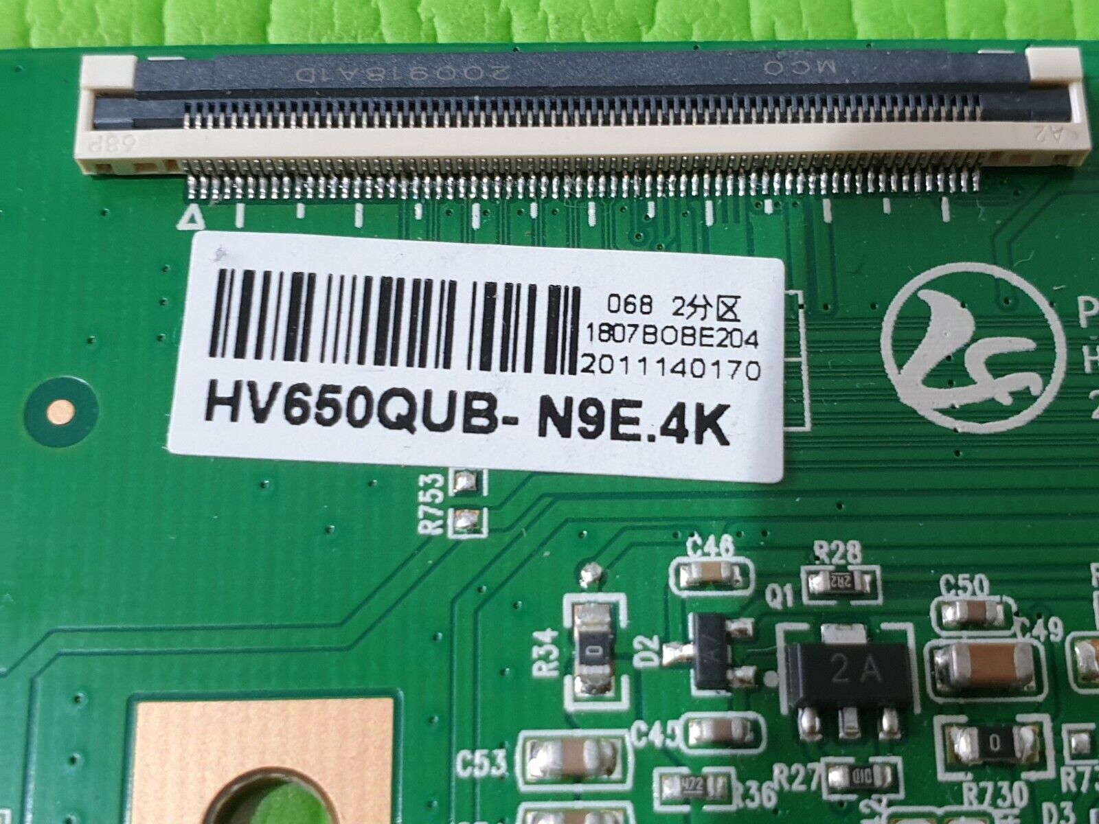 TCON LVDS BOARD FOR QANTEC QT6523DLEDS QT6523DLED S TV HV55QUB-N4D HV675N2-V6.0 - Image 6