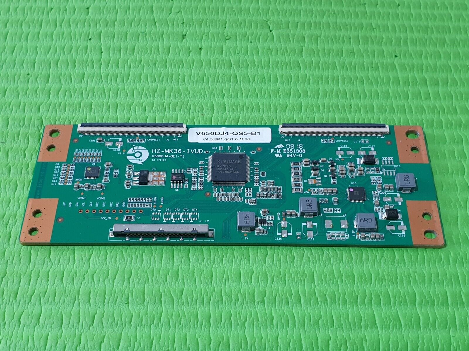 TCON LVDS BOARD QANTEC QT6521DLEDS QT6521DLED S TV V650DJ4-QS5-B1 HZ-MK36-IVUD - Image 2