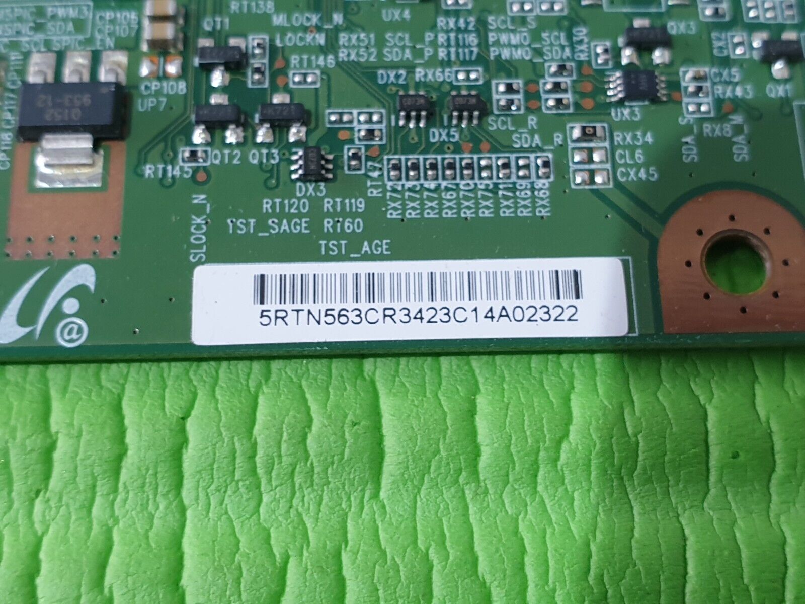 TCON LVDS BOARD PANASONIC TX-65AX802B 65" LED TV 5RTN563CR V500DK1-CKS1 INNOLUX - Image 3