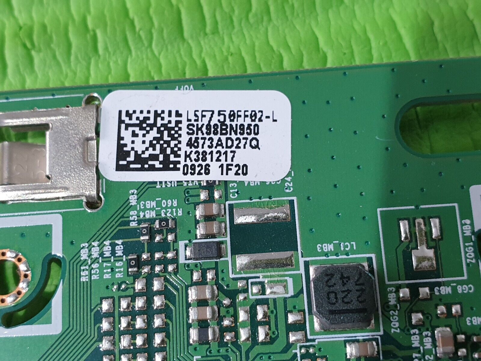 TCON LVDS BOARD FOR UE75MU6100 UE75MU6105 UE75MU6100K UE75MU7000T TV BN41-02625A - Image 4