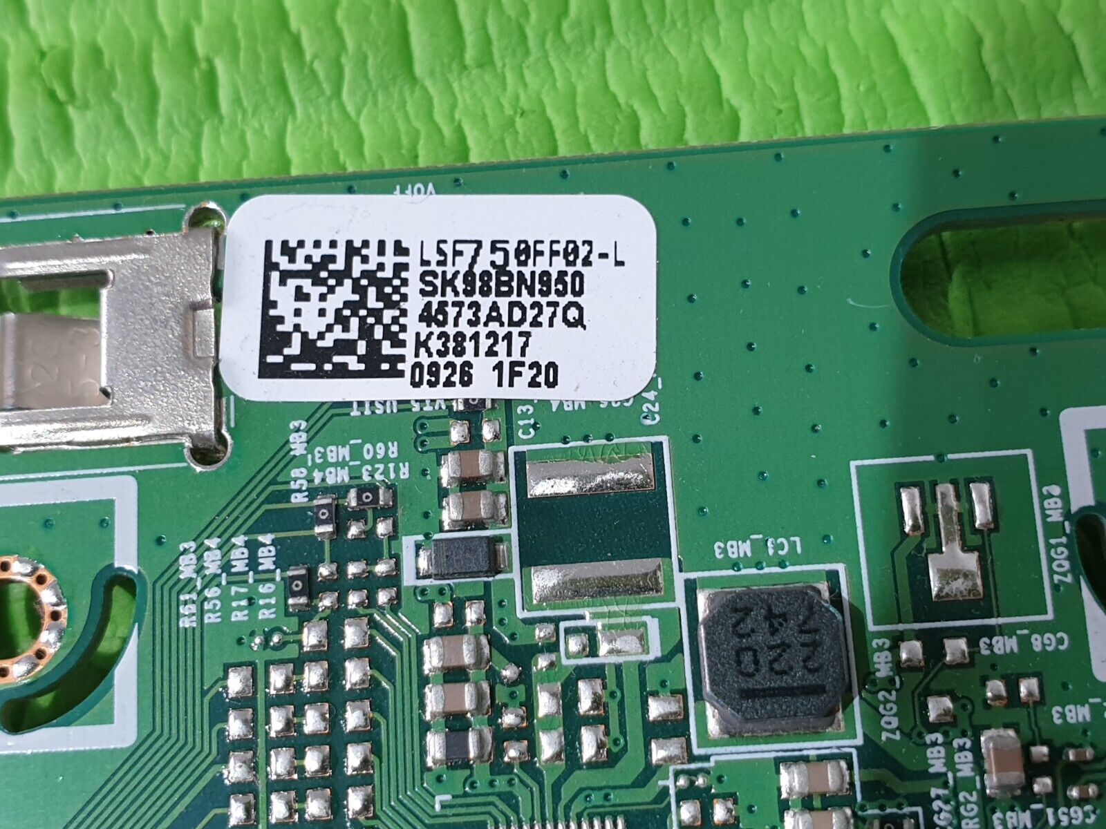 TCON LVDS BOARD FOR UE75MU6100 UE75MU6105 UE75MU6100K UE75MU7000T TV BN41-02625A - Image 5