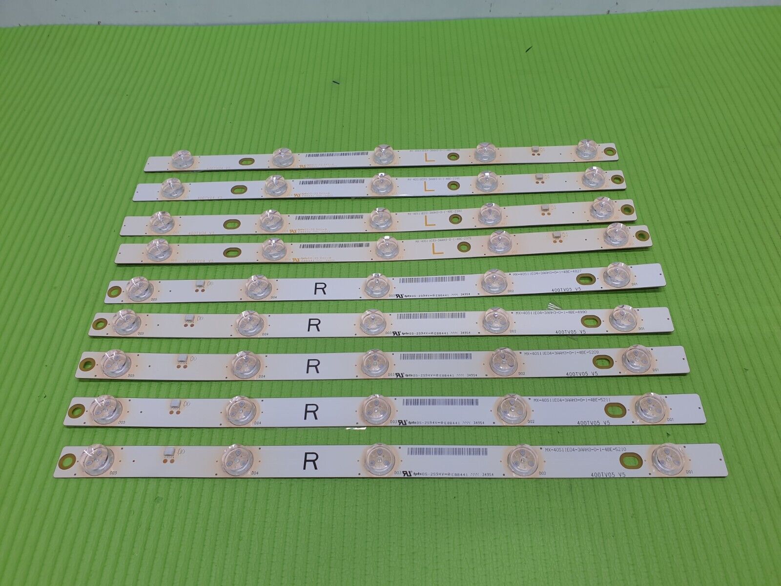 9 LED BACKLIGHT STRIPS FOR PANASONIC TX-40AS640B TV 400TV02 V2 BX-40S08E07-2AAH4