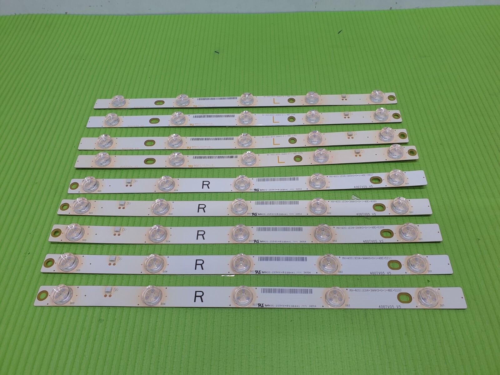 9 LED BACKLIGHT STRIPS FOR PANASONIC TX-40AS640B TV 400TV02 V2 BX-40S08E07-2AAH4 - Image 2