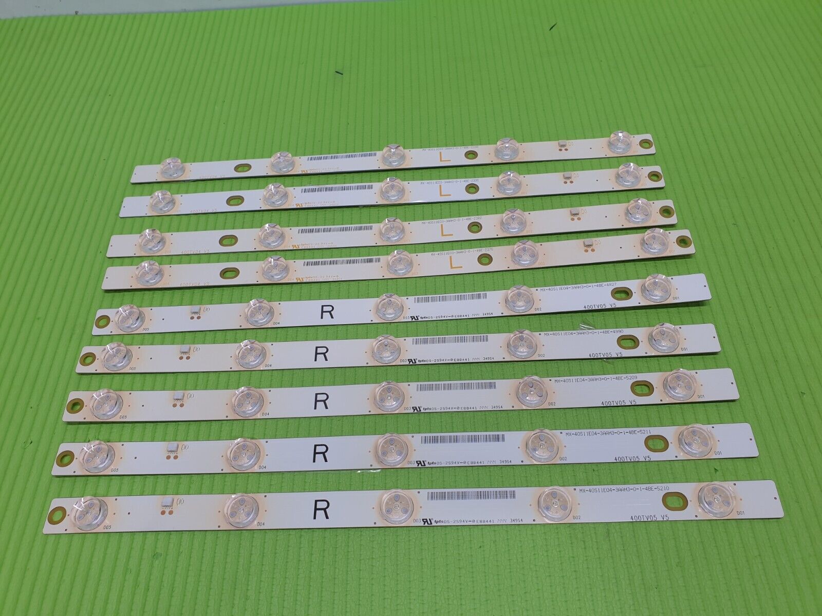 9 LED BACKLIGHT STRIPS FOR PANASONIC TX-40AS640B TV 400TV02 V2 BX-40S08E07-2AAH4 - Image 5