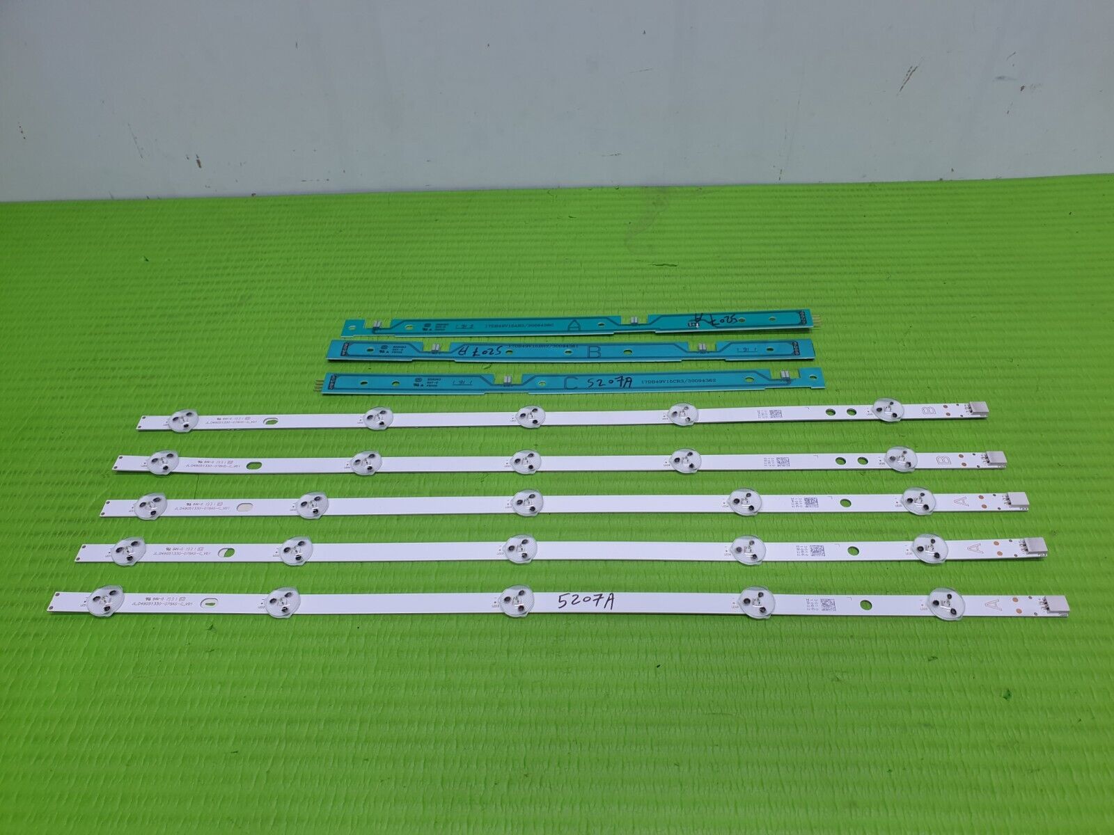 5 LED BACKLIGHT STRIPS FOR P49FP0118A LT-49C790 49" TV JL.D49051330-078AS-C_V01