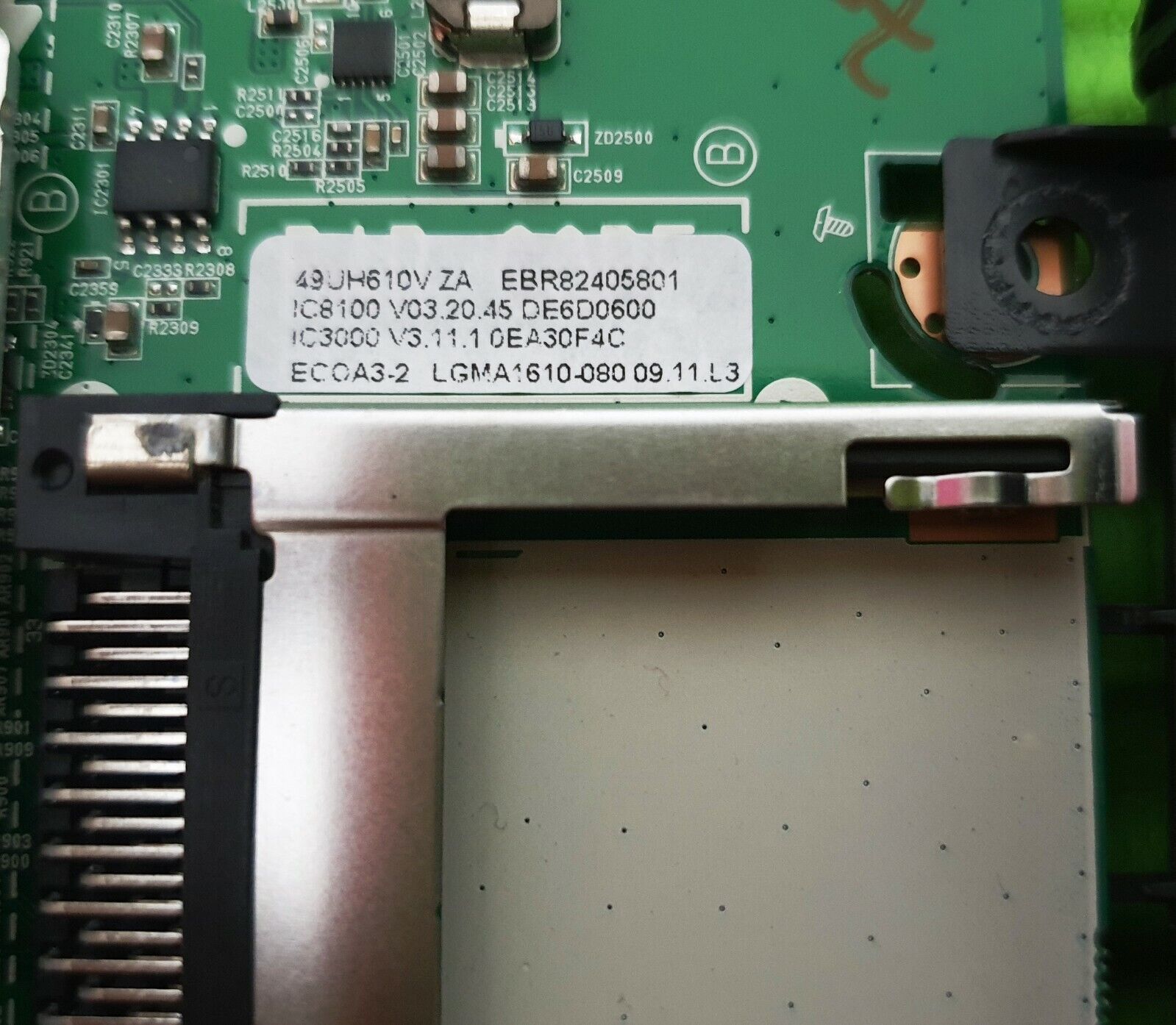 MAIN BOARD MB 43UH620 49UH620V TV EAX66943504 (1.0) EBT64272509 SCREEN:LC490DGE - Image 5